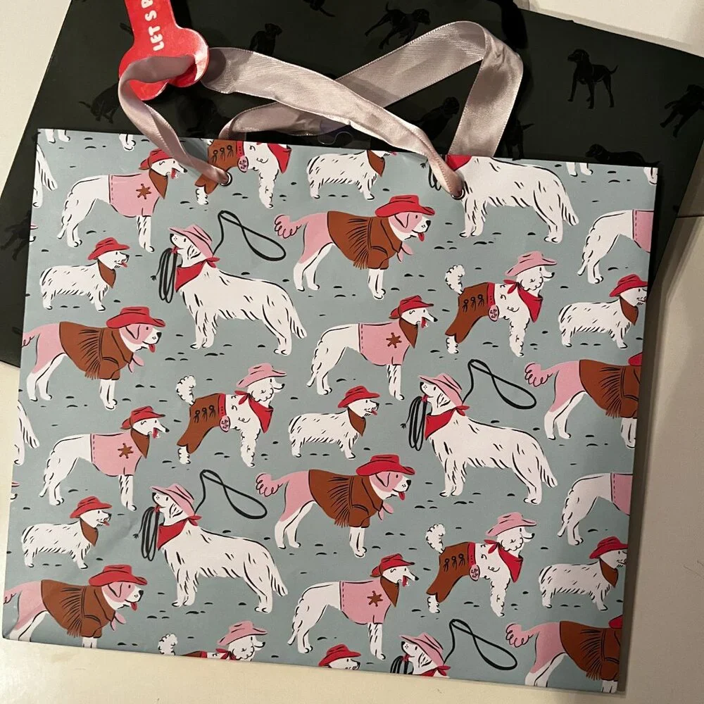 Gifts Bags‎ (Set of 2 - Dog Themed) (new)
